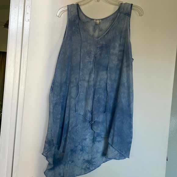 Spense Asymmetrical Sleeveless Tunic EUC - Picture 1 of 5